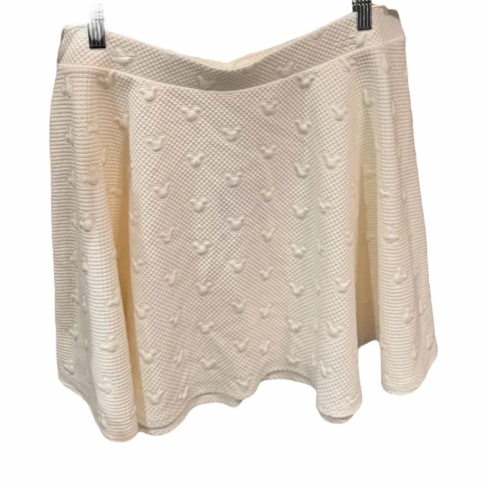 Disney Ivory Textured Skater Skirt